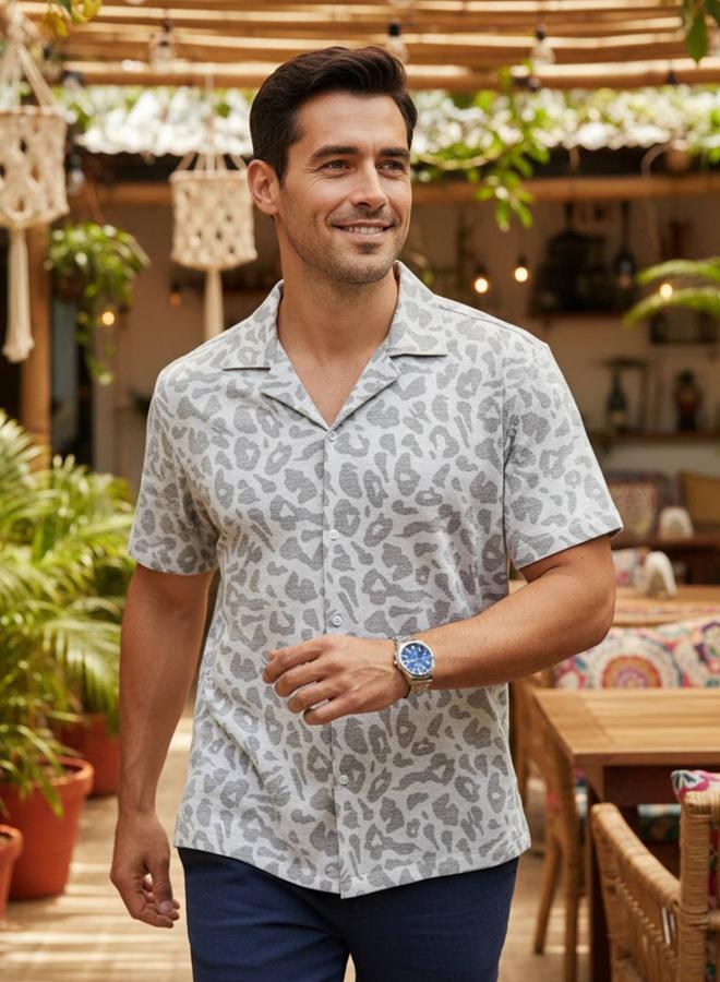 TRULOOM Men Animal Print Relaxed Fit Shirt - Image 1